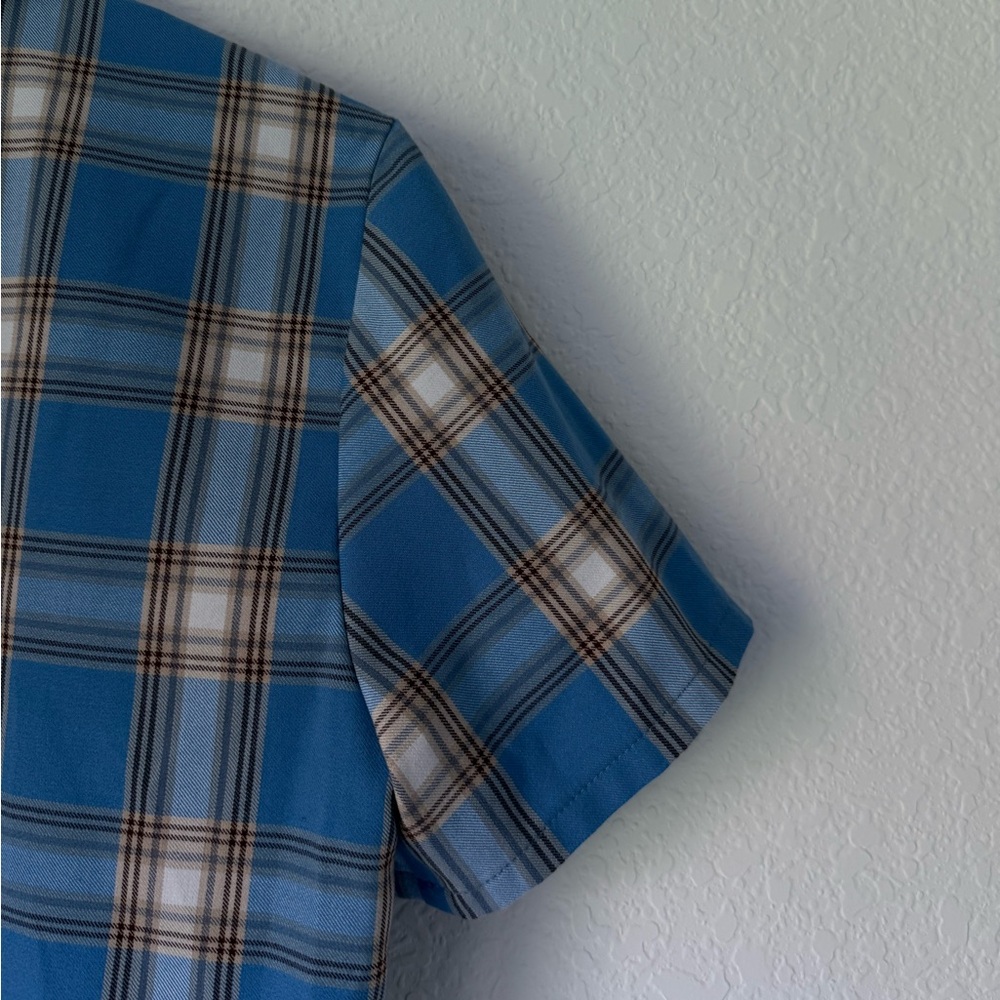 Aritzia Sunday Best Cropped Plaid Top - Picture 8 of 10